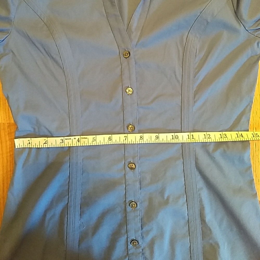 Express Essential Stretch Button Down - image 4